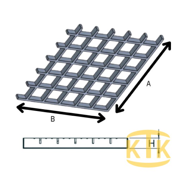 CTP Kanal Izgarası 100x25x38 mm (CTP.1038-B)