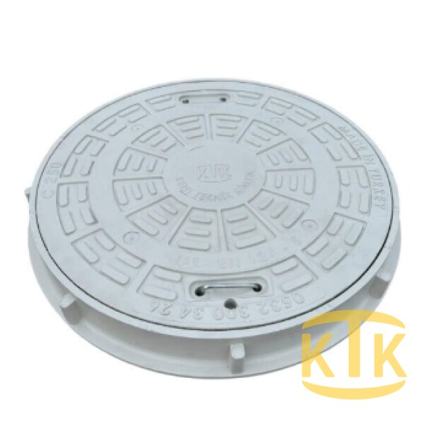 Composite Manhole Cover Set ø 600 mm Heavy Serieses II