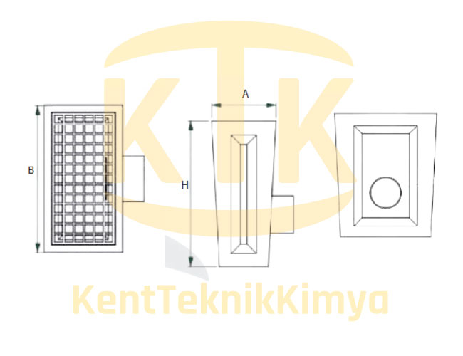 AK-DDK-3060-D400 Döküm Drenaj Kanalı 300x500x600 (D400) - Kent Teknik Kimya