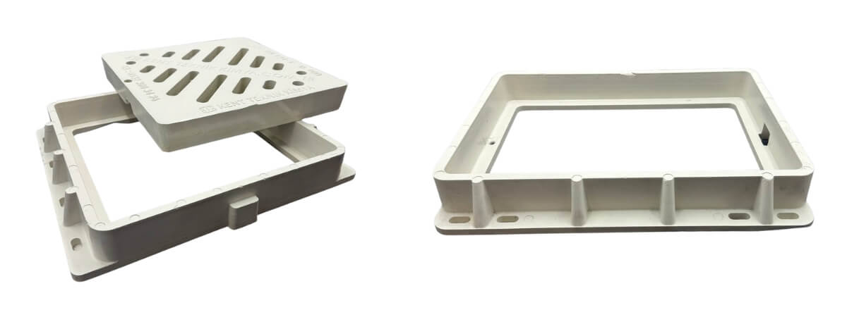 Kompozit Yağmur Suyu Izgara Takımı 600x600 mm - Kent Teknik Kimya