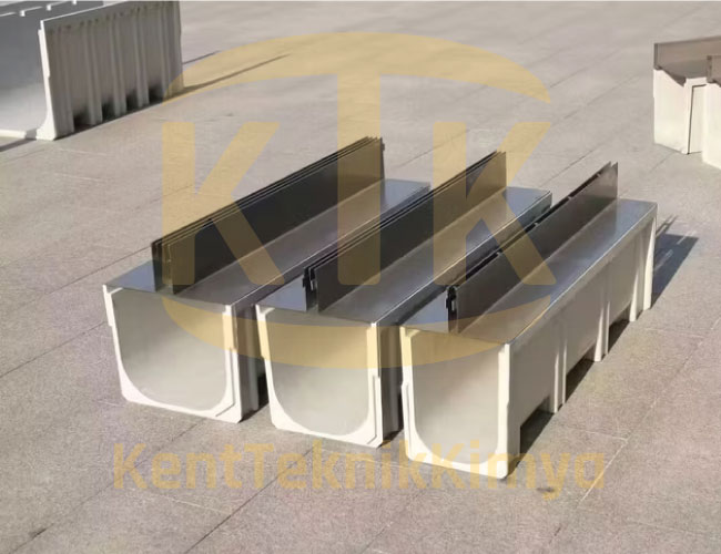 AK-FDK-5012-B125 Fuga Drenaj Kanalı 125x500x120 (B125) - Kent Teknik Kimya